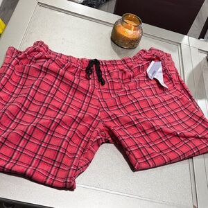 Just Be Pink Plaid Sleepwear Pajamas. Size 3X.